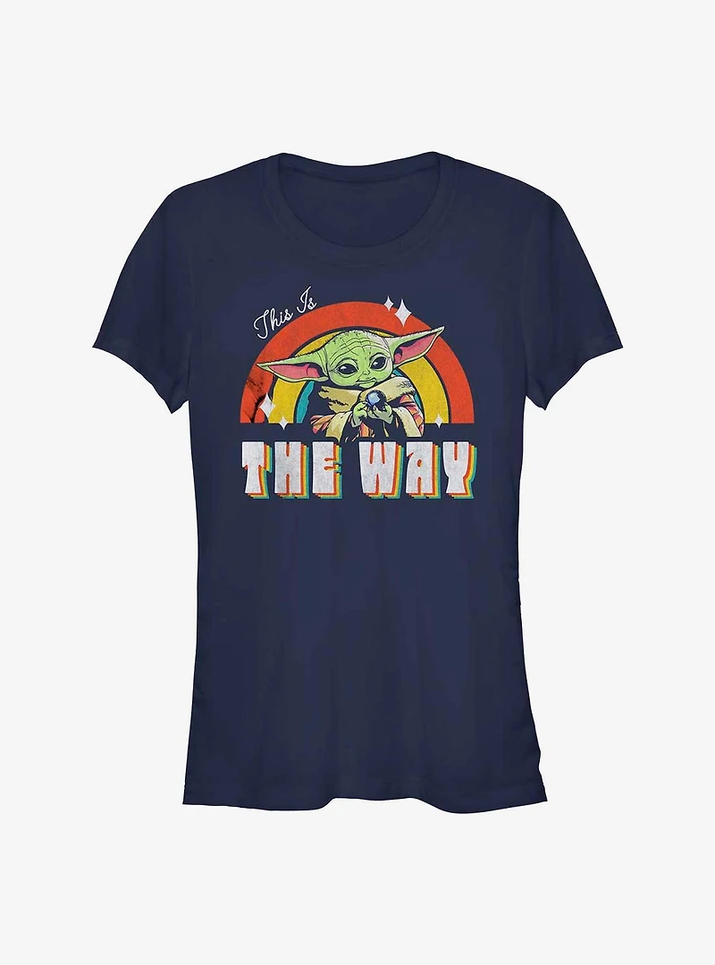Star Wars The Mandalorian This Is Way Rainbow T-Shirt