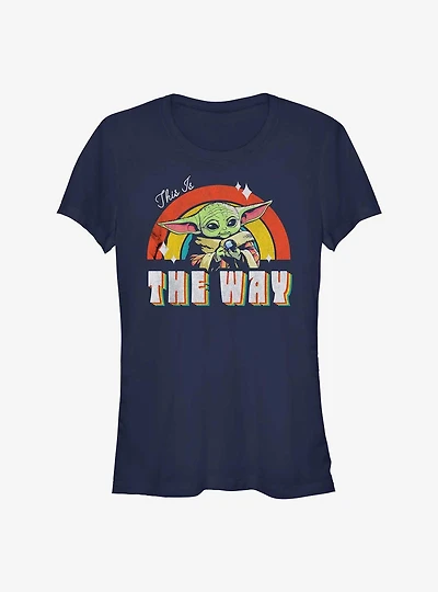 Star Wars The Mandalorian This Is Way Rainbow T-Shirt