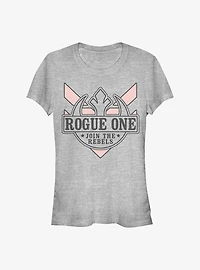 Star Wars Rogue One: A Story Join The Rebels Girls T-Shirt