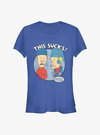 Beavis And Butt-Head Fuh Frozen Girls T-Shirt