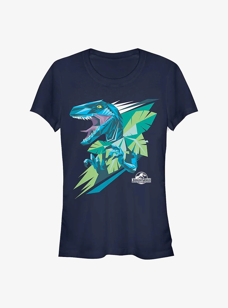 Jurassic Park Blue Dino Girls T-Shirt