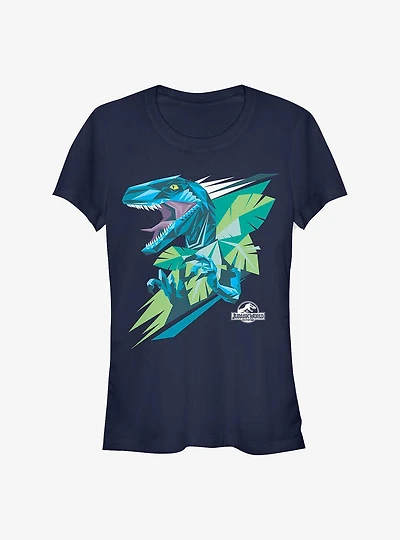Jurassic Park Blue Dino Girls T-Shirt