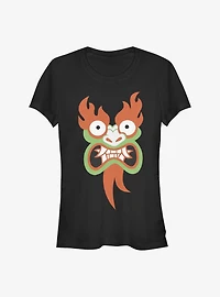 Samurai Jack Aku Face Girls T-Shirt