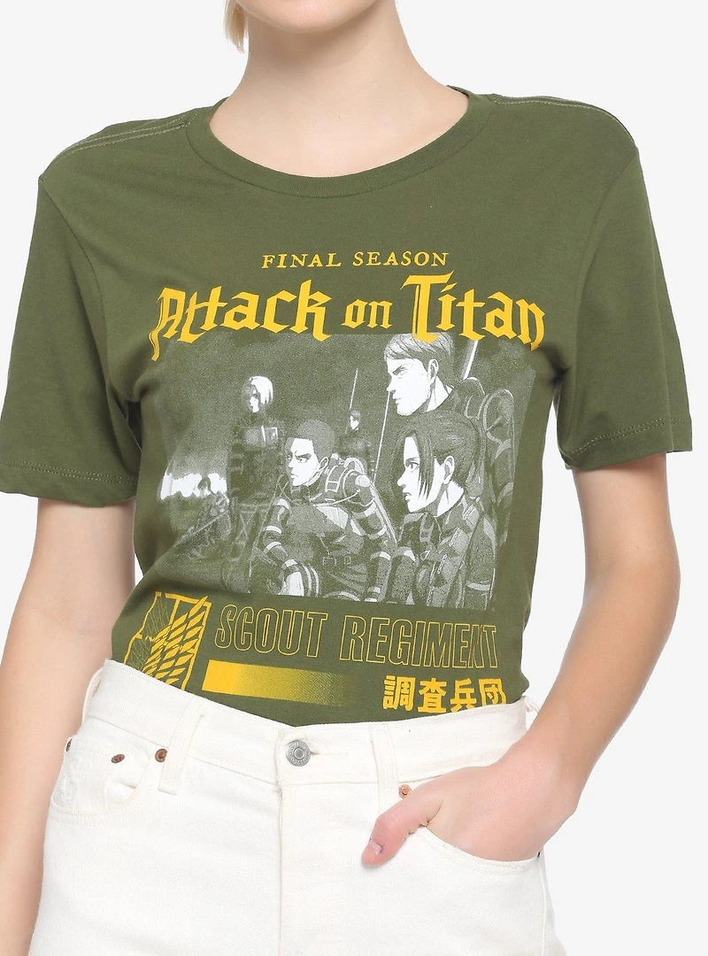 Attack On Titan Scout Regiment Girls T-Shirt