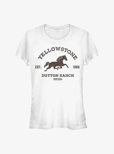 Yellowstone Dutton Ranch Badge Girls T-Shirt