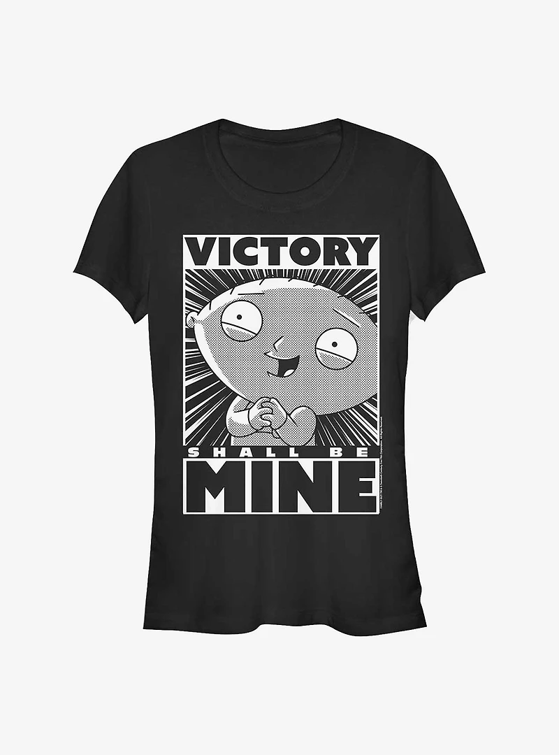 Family Guy Stewie Victory Girls T-Shirt