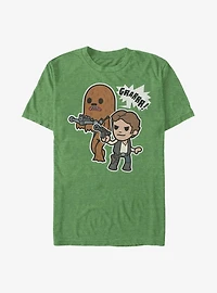 Star Wars Han Solo And Chewbacca Girls T-Shirt