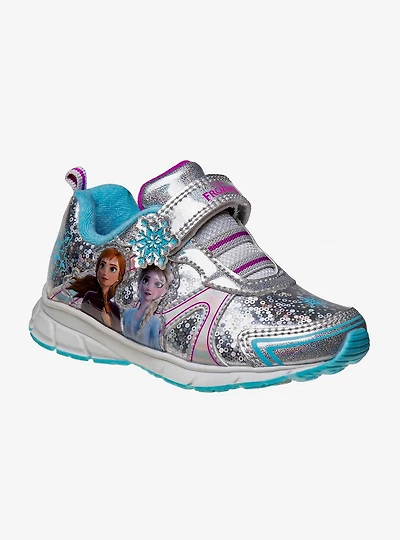 Disney Frozen II Girls Hook and Loop Sneaker