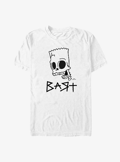 The Simpsons Bart Skull Punk T-Shirt
