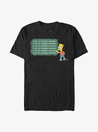 The Simpsons Bart Chalk It Up T-Shirt
