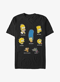 The Simpsons Family Faces T-Shirt