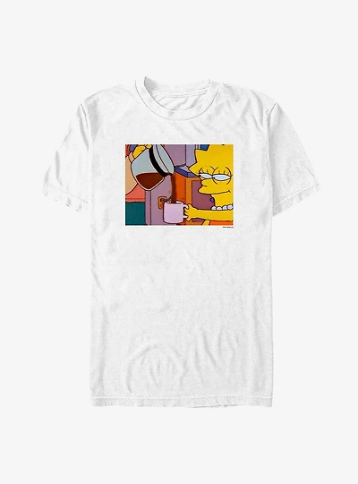 The Simpsons Lisa Coffee T-Shirt