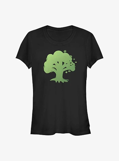 Magic The Gathering Green Mana Symbol Girls T-Shirt