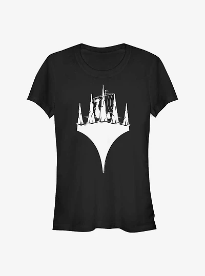 Magic The Gathering Planeswalker Viking Ship Girls T-Shirt