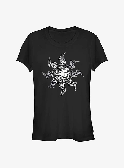 Magic The Gathering White Mana Icon Symbol Girls T-Shirt