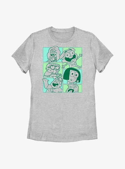 Disney Big City Greens Family Box Up Womens T-Shirt