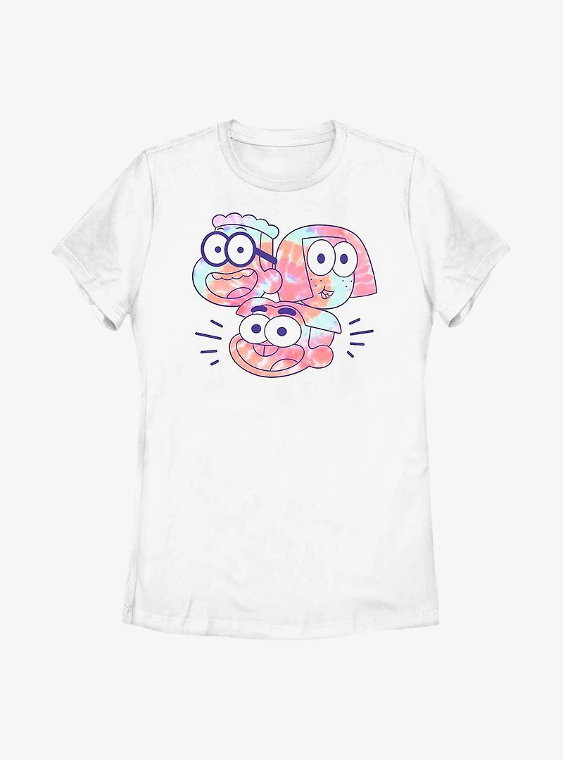 Disney Big City Greens Tie Dye Womens T-Shirt