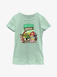 Disney Big City Greens Group Shot Youth Girls T-Shirt