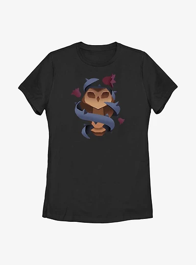 Disney The Owl House Owlbert Staff Vines Womens T-Shirt