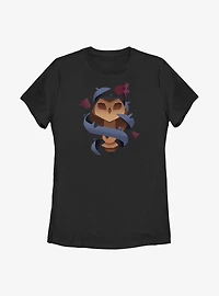 Disney The Owl House Owlbert Staff Vines Womens T-Shirt