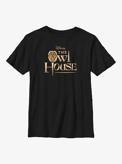 Disney The Owl House Gold Logo Youth T-Shirt