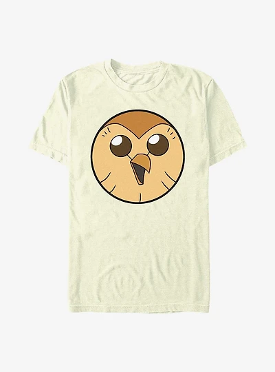 Disney's The Owl House Hooty Face Solid T-Shirt