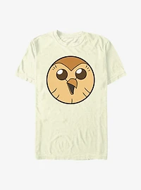 Disney's The Owl House Hooty Face Solid T-Shirt