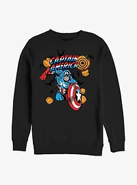 Marvel Captain America Pumpkins Sweatshirt