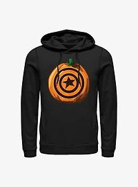 Marvel Captain America Pumpkin Logo Hoodie