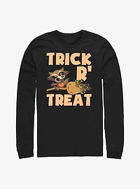 Marvel Guardians Of The Galaxy Witch Rocket & Groot Long-Sleeve T-Shirt