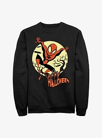 Marvel Spider-Man Halloween Moon Sweatshirt