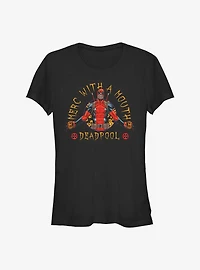 Marvel Deadpool Merc Mouth Girls T-Shirt