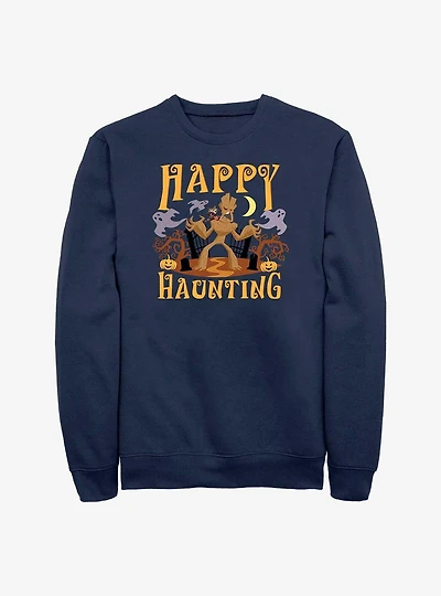 Marvel Guardians Of The Galaxy Groot & Rocket Happy Haunting Sweatshirt