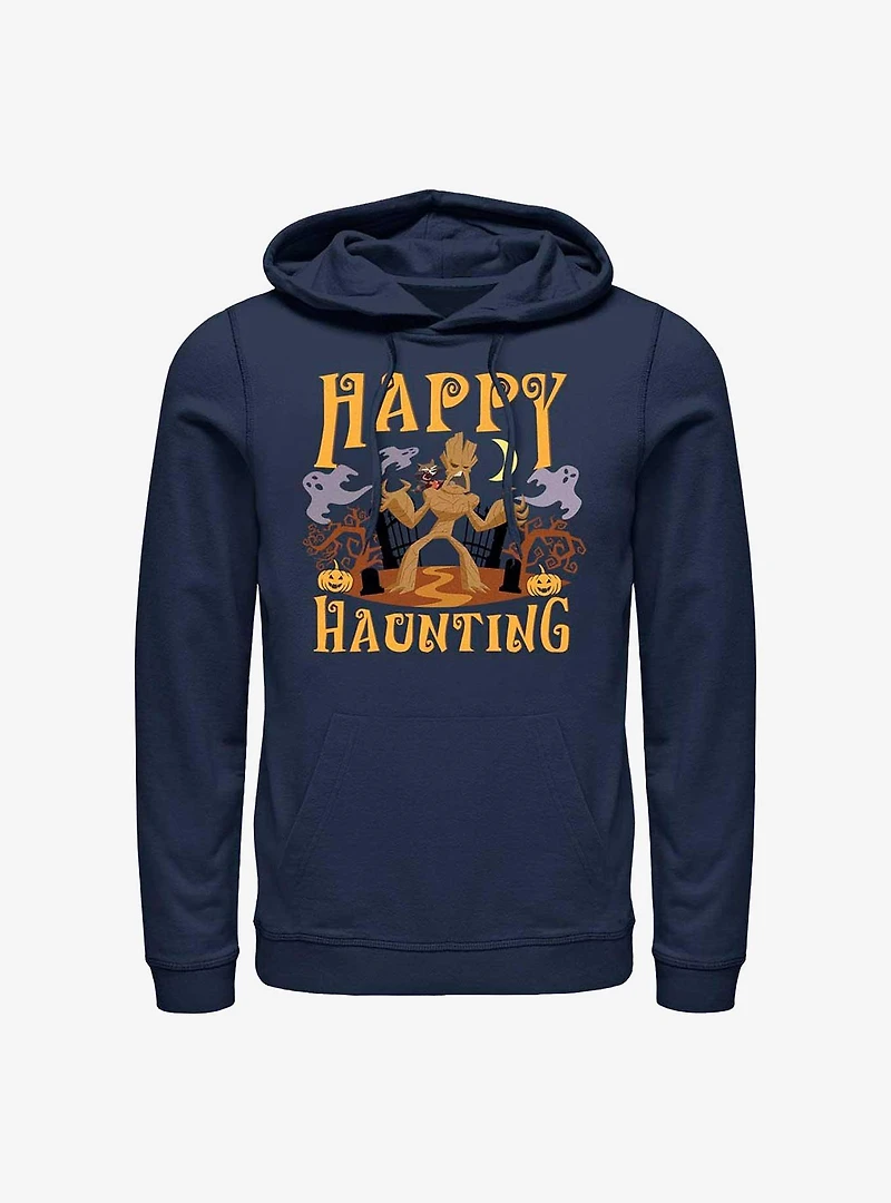 Marvel Guardians Of The Galaxy Groot & Rocket Happy Haunting Hoodie