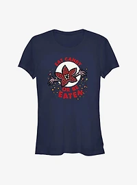 Stranger Things Eat Candy Or Be Eaten Girls T-Shirt
