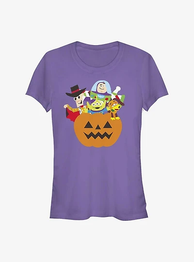 Disney Pixar Toy Story Pumpkin Surprise Characters Girls T-Shirt
