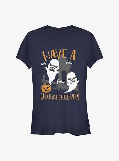 Star Wars Stormtrooper Ghoul-Actic Halloween Girls T-Shirt