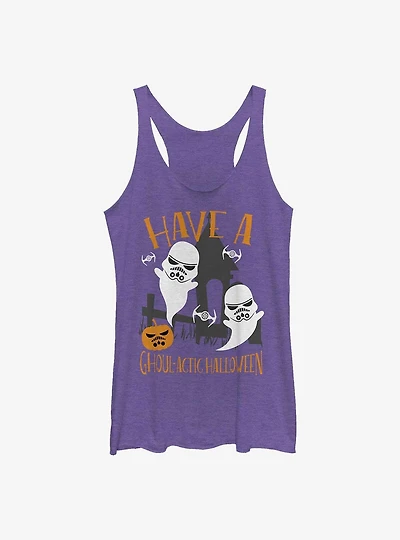 Star Wars Stormtrooper Ghoul-Actic Halloween Girls Tank