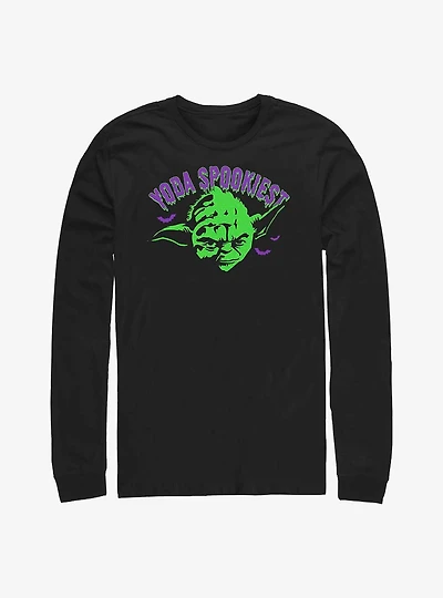 Star Wars Haunted Yoda Spookiest Long-Sleeve T-Shirt