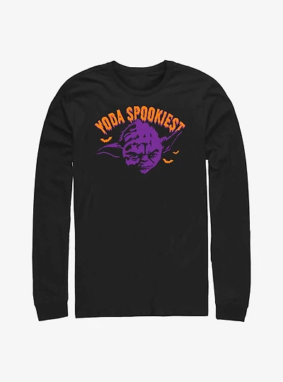 Star Wars Spooky Yoda Spookiest Long-Sleeve T-Shirt