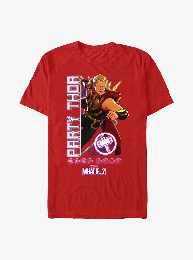 Marvel What If...? Party Time Thor T-Shirt
