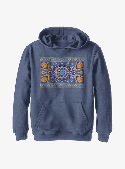 Disney Aladdin 2019 Magic Carpet Panel Print Youth Hoodie