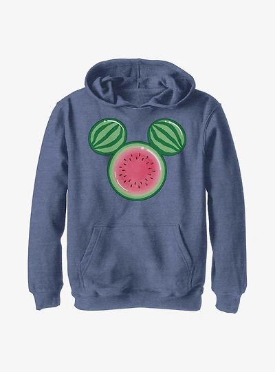 Disney Mickey Mouse Watermelon Ears Youth Hoodie