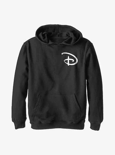 Disney D Faux Pocket Youth Hoodie