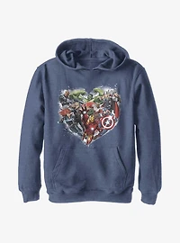 Marvel Avengers Avenger Heart Youth Hoodie