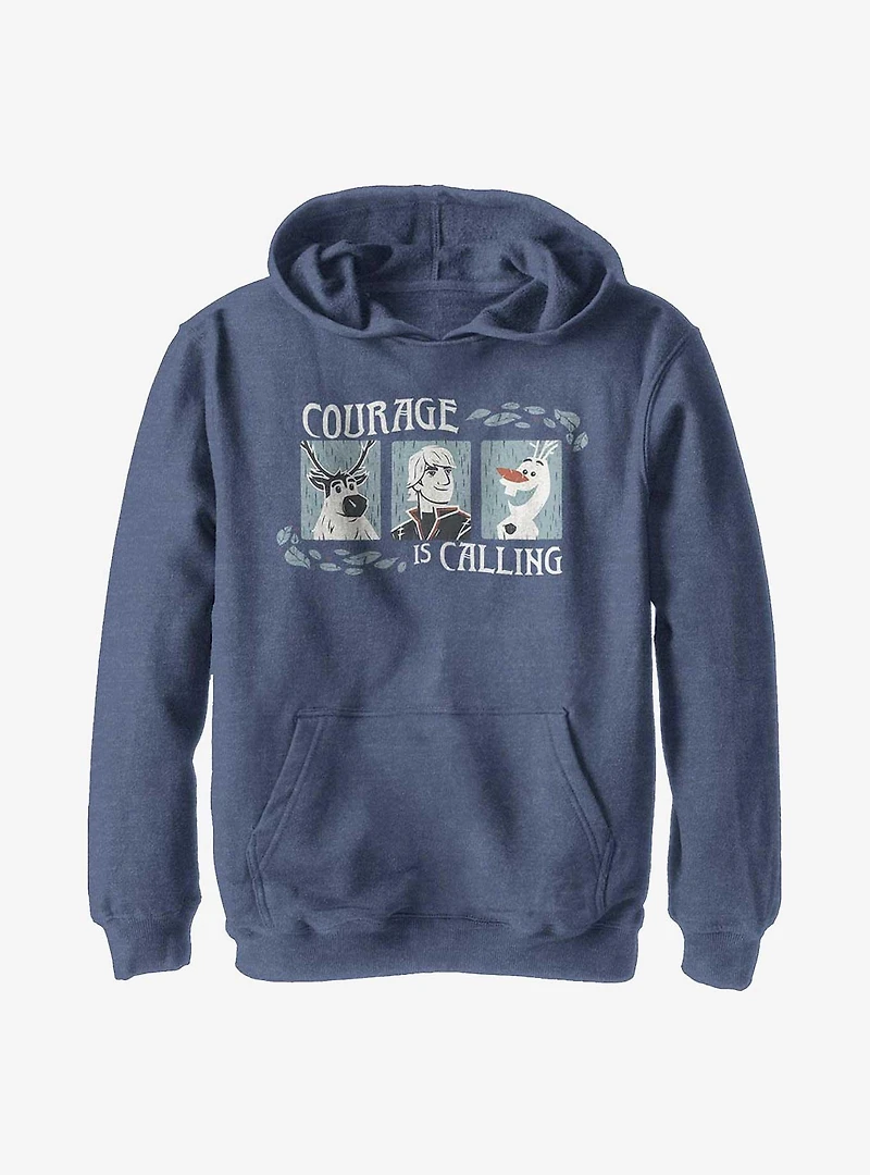 Disney Frozen 2 Courage Woodcut Youth Hoodie
