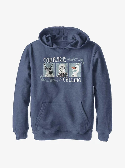 Disney Frozen 2 Courage Woodcut Youth Hoodie