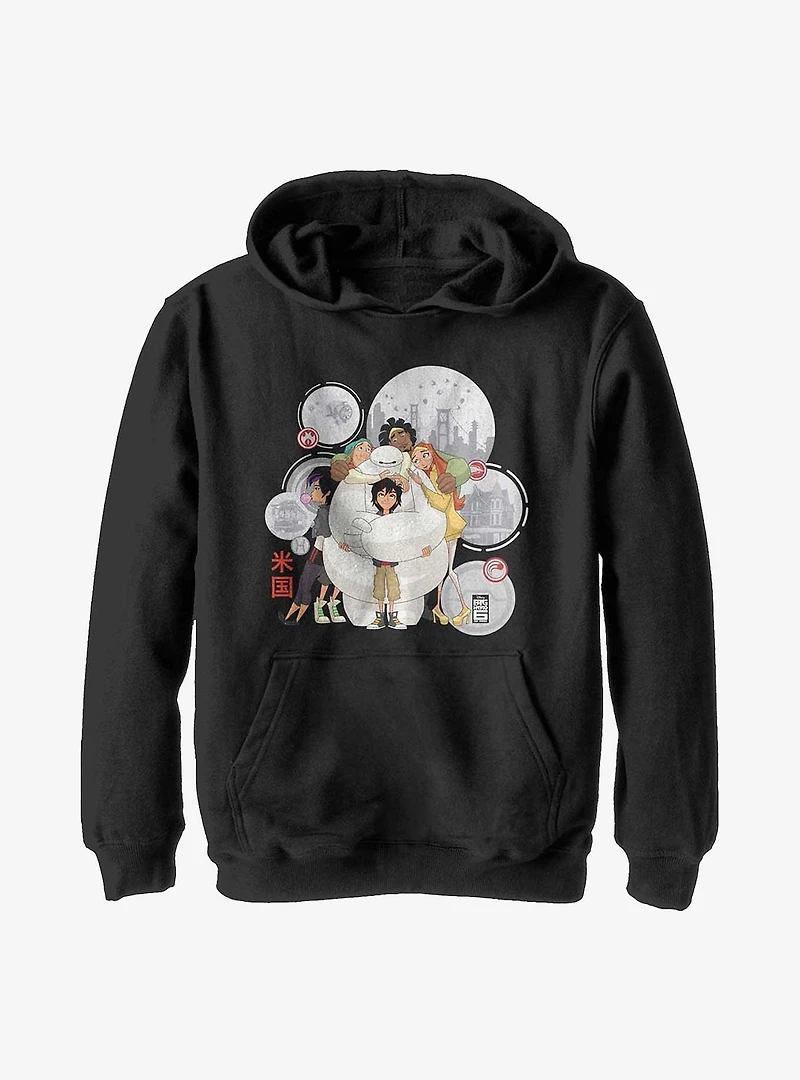 Disney Big Hero 6 Baymax Hugs Youth Hoodie