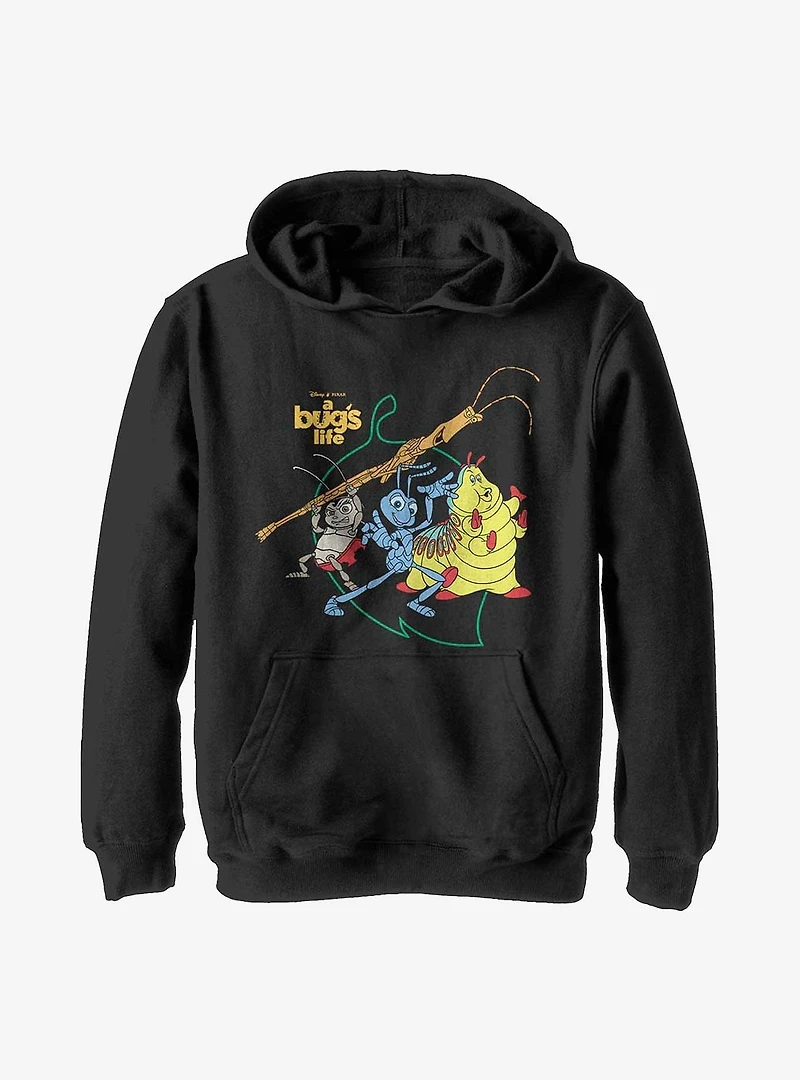 Disney Pixar A Bug's Life Big Leaf Youth Hoodie