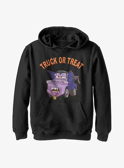 Disney Pixar Cars Truck Or Treat Color Youth Hoodie